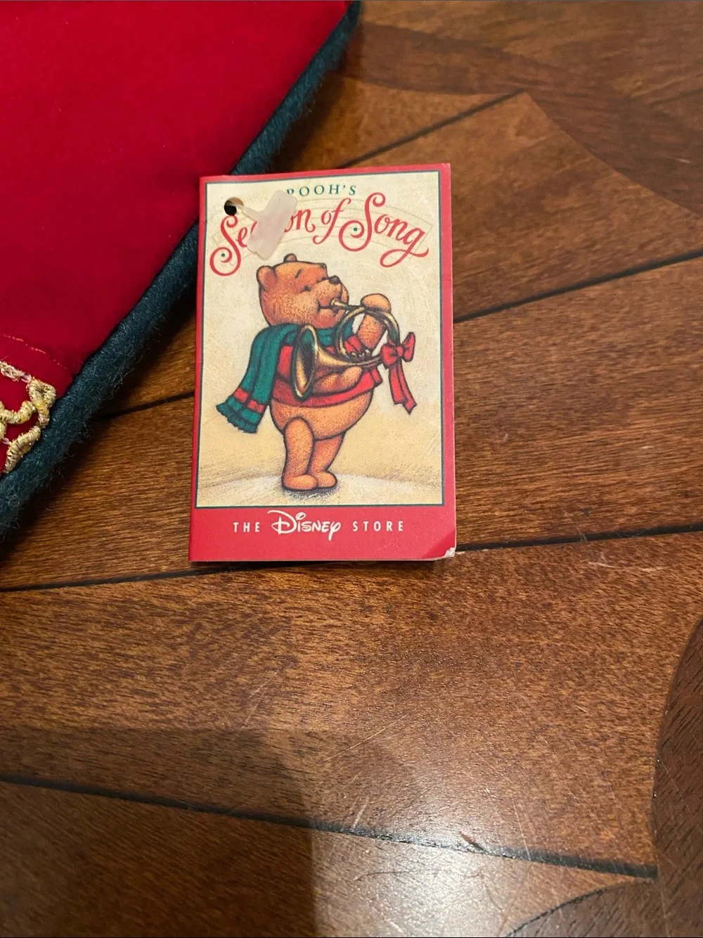 Vintage Disney Large 20” Felt 3 D Tigger Caroling Stocking